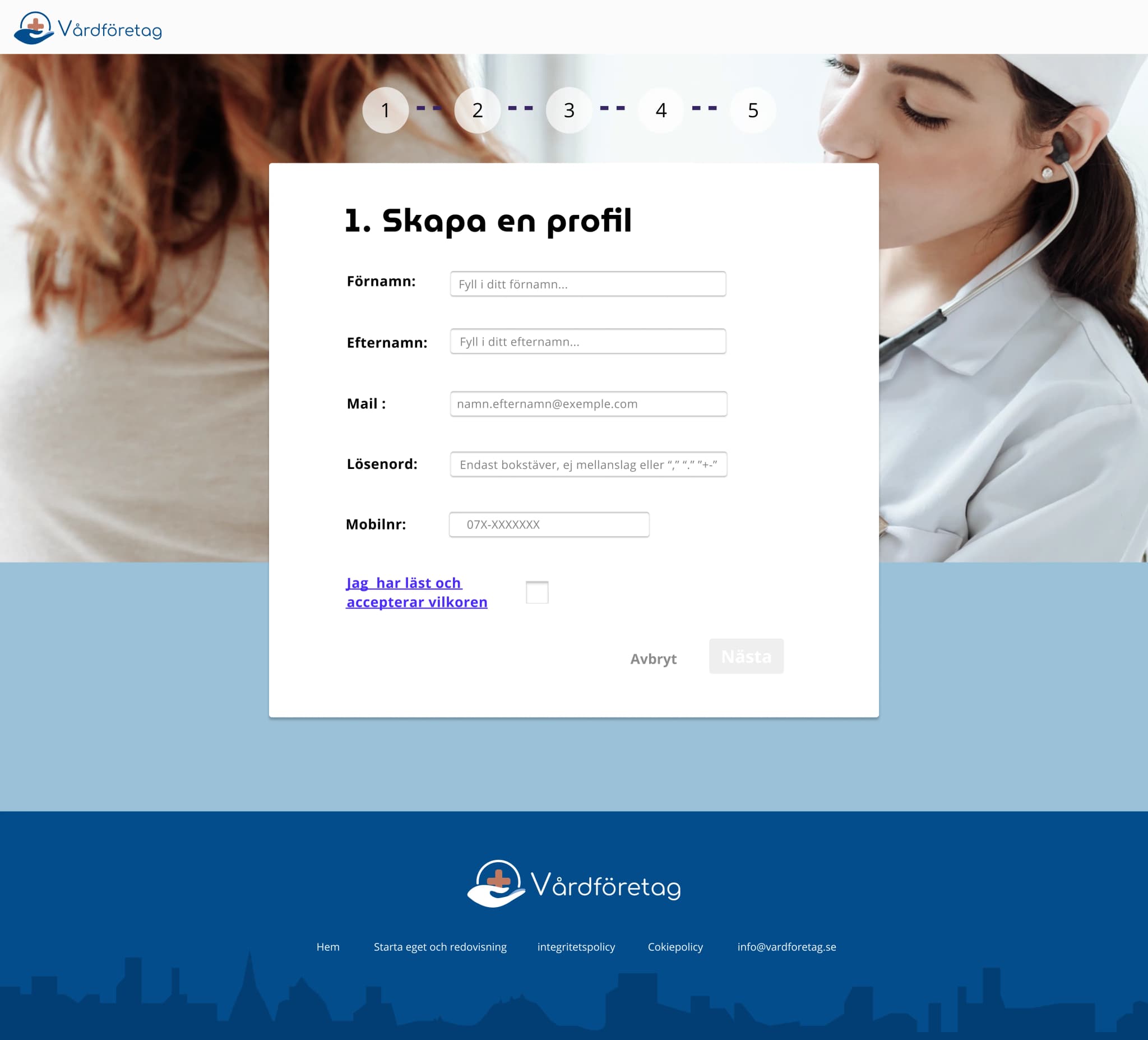 Vårdföretag case study image